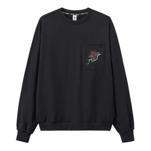 ONIARAI/鬼洗25春夏新品经典日系刺绣廓形套头卫衣男式  B240152 商品图3