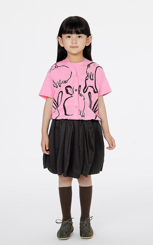 jnby   25年春款  中长款腰裙   1P3D10710 商品图0