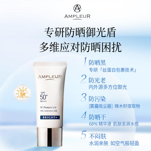 【李佳琦推荐】AMPLEUR日本防晒霜亮肤面部身体防紫外线保湿隔离 商品图2