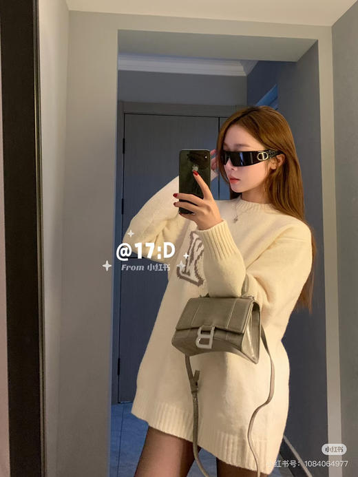 1V闪电毛衣 杏色 商品图6