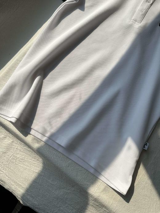 贝壳三 珠地棉撞色翻领卡通头像刺绣休闲纽扣短袖POLO衫C022608 商品图10