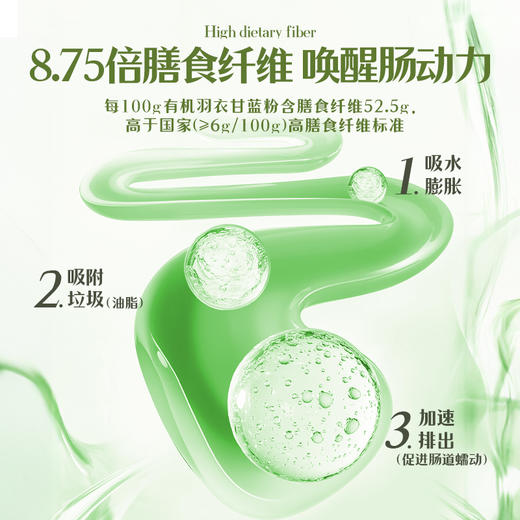 有机羽衣甘蓝粉膳食纤维减青汁低脂蔬菜青汁代餐冲泡饮品 商品图2