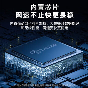 毕亚兹 AX900 WiFi6免驱动USB无线网卡双频5G蓝牙5.3二合一台式机笔记本WiFi接收器支持Win10/11 商品图1