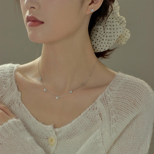 严选 | ARSIS 印记系列 星悦蝴蝶锁骨链 925银 商品图9