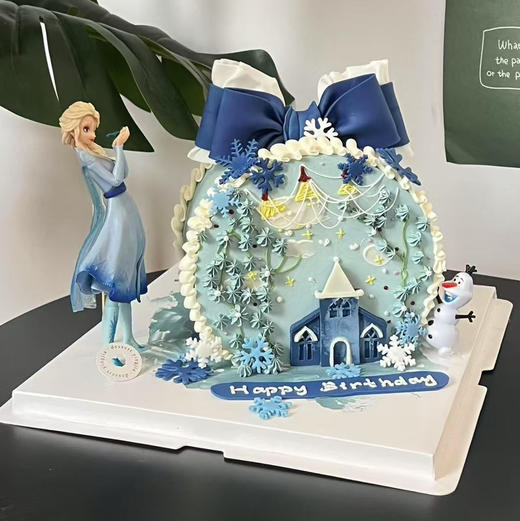 冰雪公主奶油蛋糕 商品图0