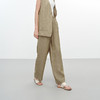 舒库2025春季新款女装天然100%亚麻直筒裤高品质松弛感休闲裤 商品缩略图2