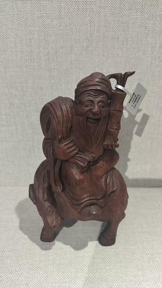 张果老竹根雕11*16cm 商品图0