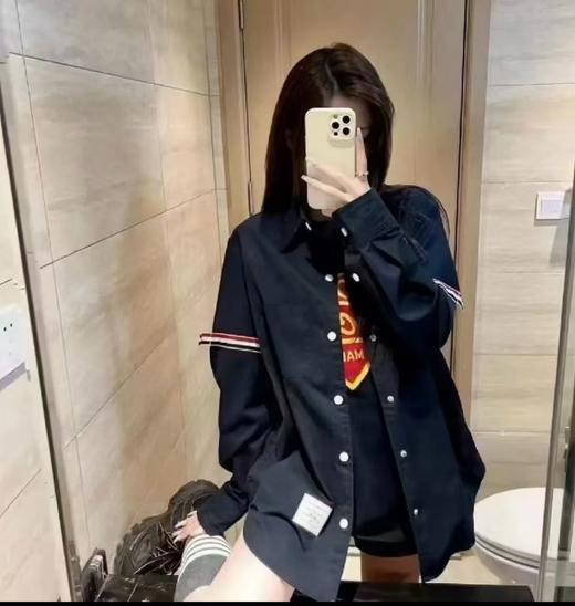 TB汤姆单排扣衬衫式尼龙外套 秋季百搭单品 商品图2