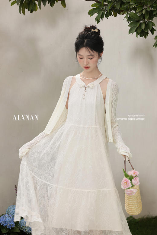 鹿向南「北海之恋」连衣裙开衫两件套装 商品图5