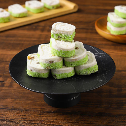 同竹堂小米红枣八珍糕/五黑坚果八珍糕/铁皮石斛八珍糕（新版）500g早餐健康代餐饱腹休闲零食糕点点心 商品图5