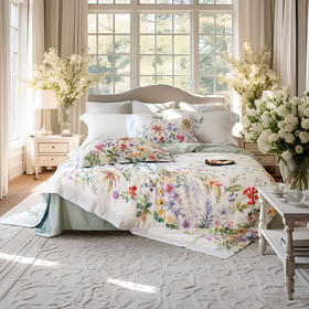 长绒棉印花四件套-弗蕾尔