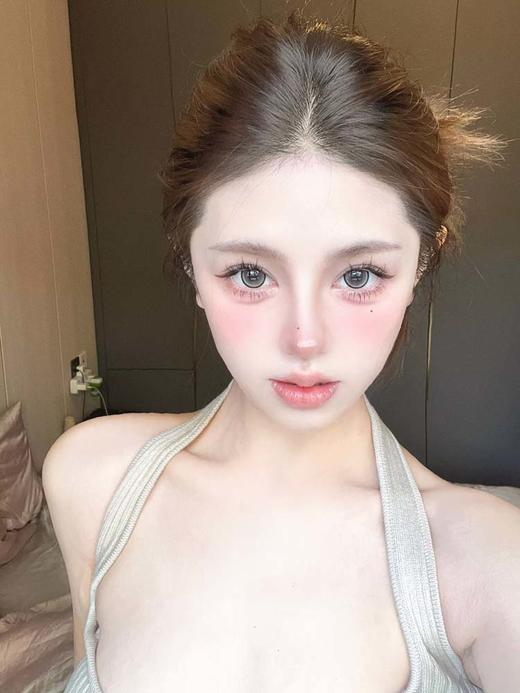 flowercolor 半年抛美瞳 闷青牛乳 直径14.5mm着色13.9mm 商品图1