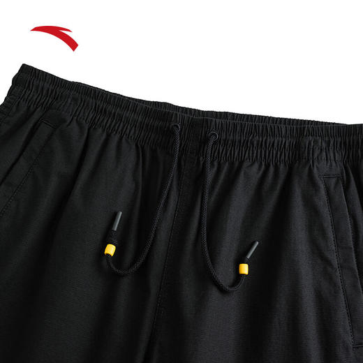 安踏欧文系列 男女夏季新款宽松梭织休闲长裤阔腿直筒卫裤172521503 商品图2