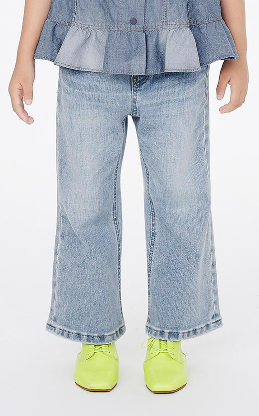 jnby   25年春款  牛仔七分裤  1P3E10220 商品图4