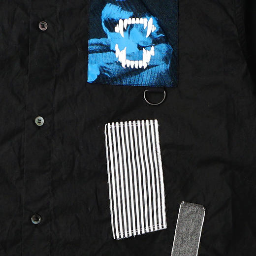 UNDERCOVER Shirt blouse 男装拼接印花短袖衬衫 商品图2