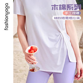 F15322设计感圆领短袖