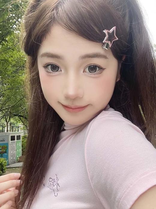 flowercolor 半年抛美瞳 闷青牛乳 直径14.5mm着色13.9mm 商品图4