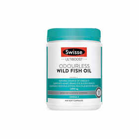 【保税仓】Swisse野生深海鱼油400粒无腥高含量1000mg