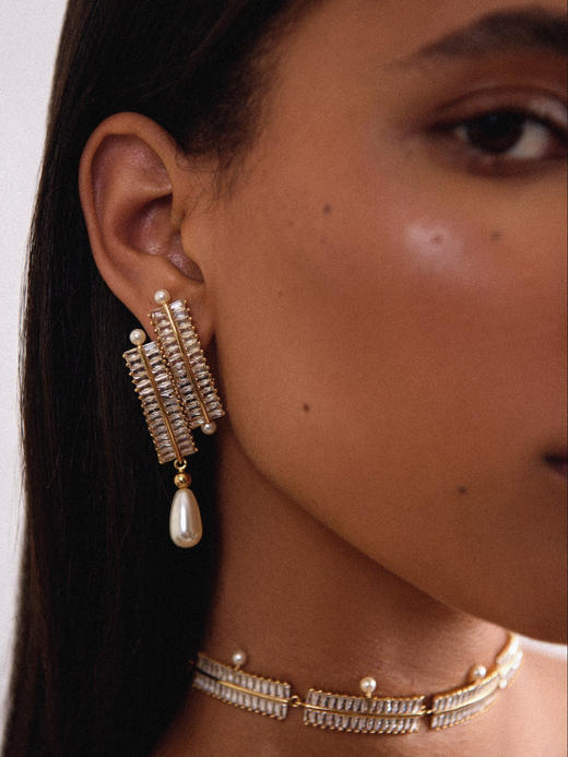 Chabaux MAHARANI PALACE系列双层耳环 商品图3