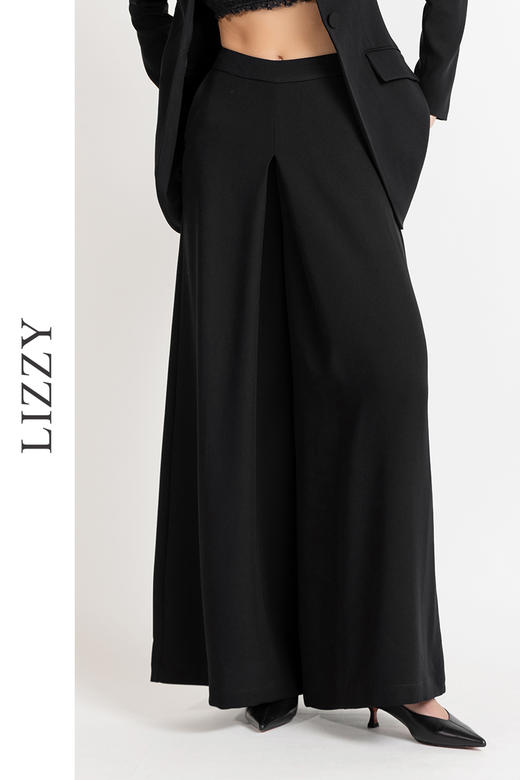 LIZZY早秋新款气质通勤宽松休闲裤高腰阔腿裤直筒长裤女 商品图4
