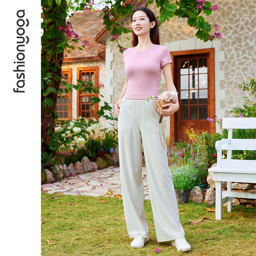 F15325腰部抽褶经典短袖 商品图11