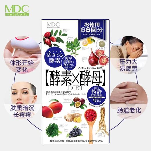 【品牌方】MDC酵素酵母66回分132粒 专利酵母肽非夜间酵素 商品图1