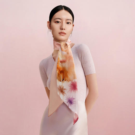 万事利“芳华之约”丝巾礼盒（中方巾、小长巾） 商品图4