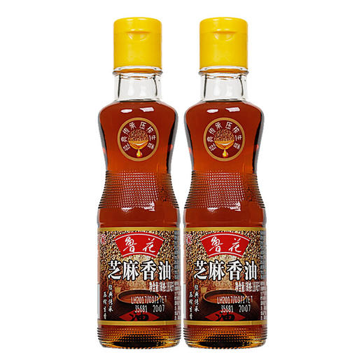「两瓶装」新货鲁花芝麻香油180ml*2瓶 压榨麻油小瓶食用油凉拌菜调味粮油米面 商品图4