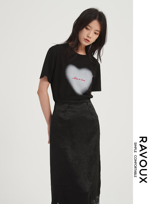 271019903心型印花T恤 商品图6