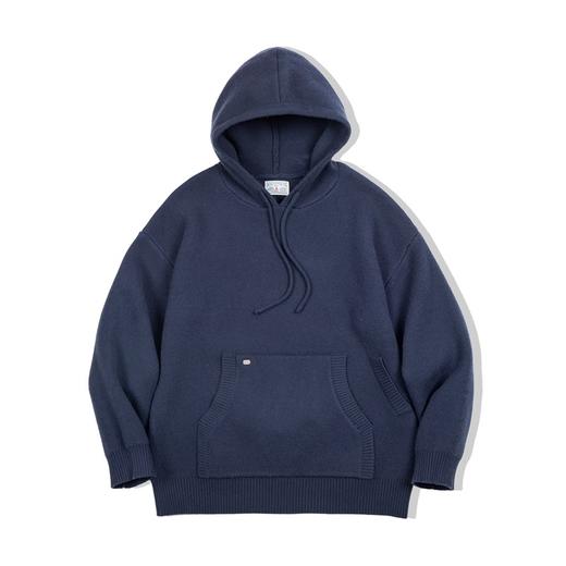 【触感软糯带弹 叠穿不臃肿】休闲重磅连帽针织衫卫衣 商品图5