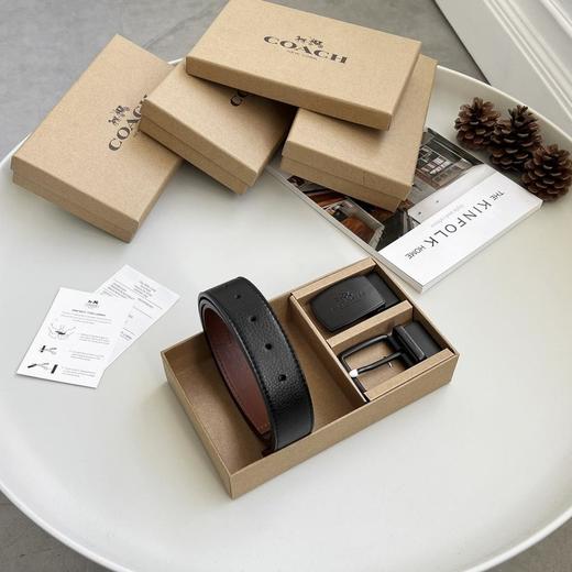 Coach蔻驰精品皮带礼盒双扣头皮带尺寸：120*3.8cm可裁剪（EJ） 商品图5