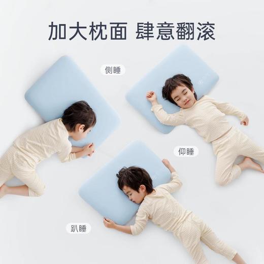 洁丽雅儿童枕头记忆枕芯青少年专用慢回弹护颈独立一体成型深睡枕 商品图4
