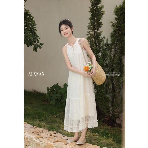 鹿向南「北海之恋」连衣裙开衫两件套装 商品图3