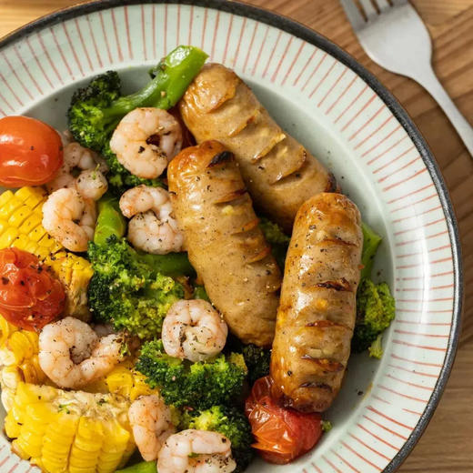 追肉记鸡肉肠2包16根|苹果爆汁新口味！粒粒果肉清甜不腻 商品图0