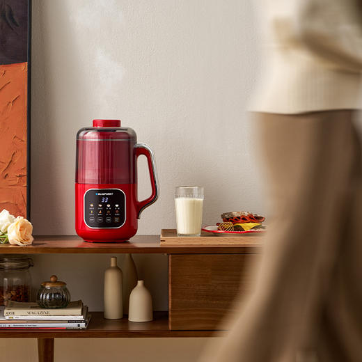 【升级外置隔音舱】蓝宝豆浆机SM08S 升级16叶立体刀 粉碎细腻 10重降噪技术 干豆直打免滤 10大功能菜单 高温清洗烘干 1.2L大容量 商品图3