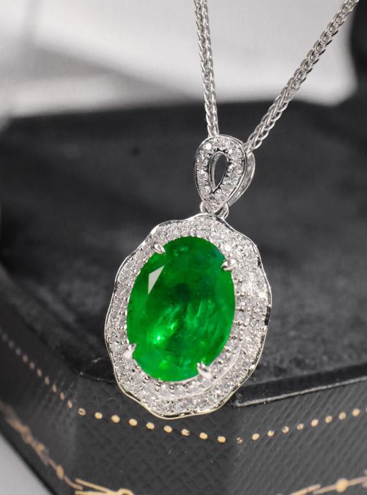 2.58ct刻面祖母绿吊坠 商品图2