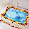 1027CAKE |  公司周年庆  大蛋糕 方形蛋糕  logo蛋糕 来图定制 提前2天 商品缩略图1