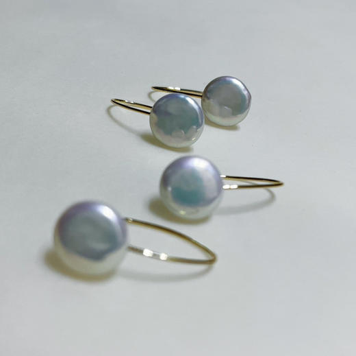 RETRO系列 14K镶淡水珍珠 耳坠 商品图0