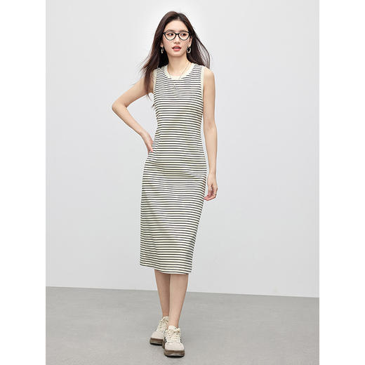 【年货节】熙世界小香风牛仔外套女短款2025春夏外穿内搭中长无袖打底背心裙搭配 商品图2