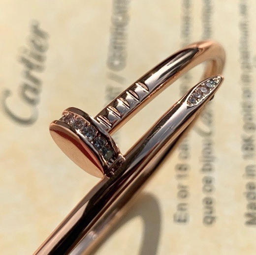 独家渠道货！卡地亚钻款钉子手镯 商品图5