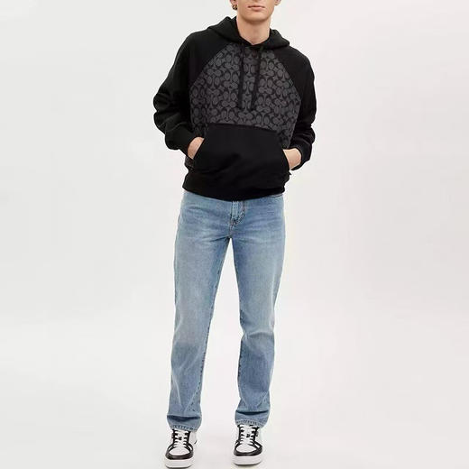 原单COACH/蔻驰奥莱款。经典标志连帽卫衣，100%棉。质量相当好！款式也很不错，经典LOGO设计，穿起来效果真心好看！
尺码S-XL，男女同款 商品图10