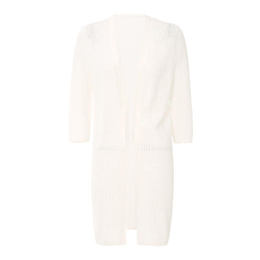 EITIE爱特爱夏季新款通勤纯色简约长款薄透针织开衫7801509 商品图10