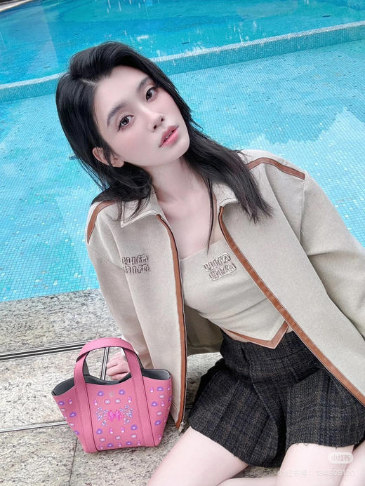 miumiu帆布贴皮外套 商品图6