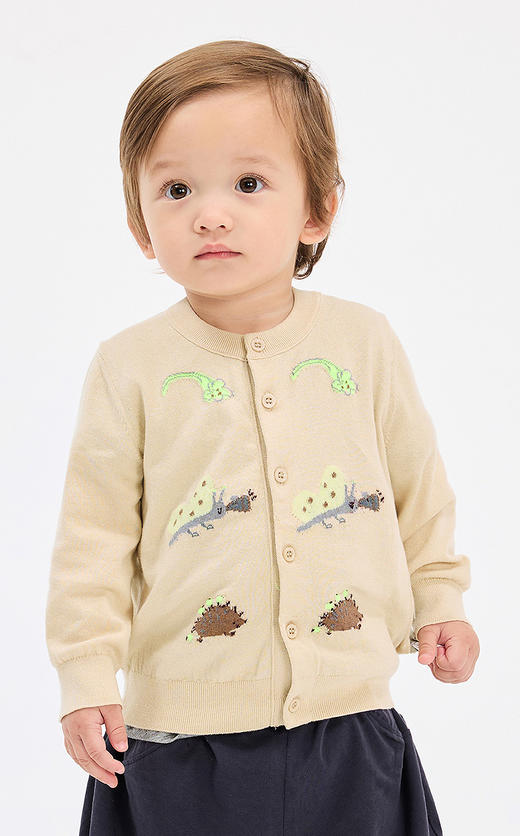 Jnby  25年春款  短款开襟针织衫 YP3310670 商品图3