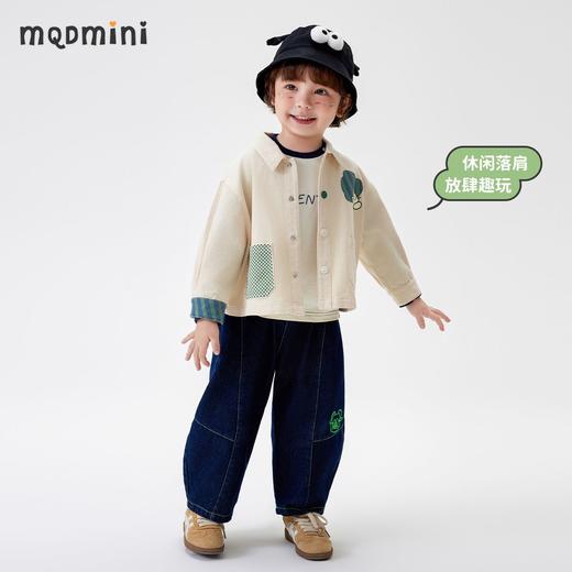 【软牛仔】【110-140】【MQDmini】男童春秋卡通纯棉牛仔衬衫 商品图8