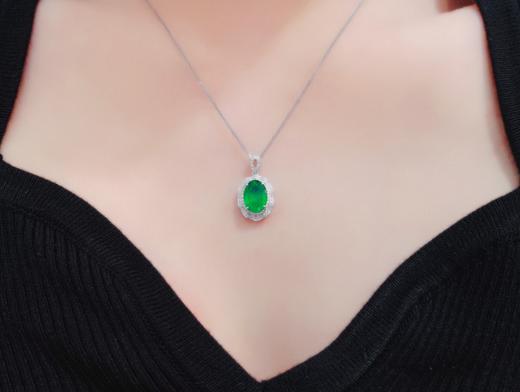 2.58ct刻面祖母绿吊坠 商品图3