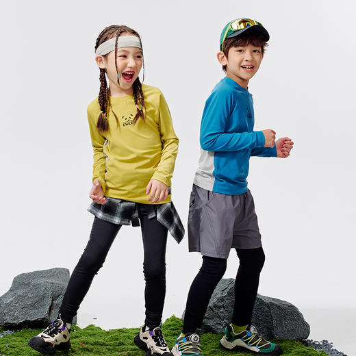 UTO儿童拼接长袖T恤 商品图3