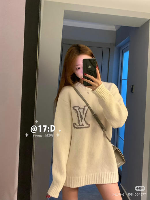 1V闪电毛衣 杏色 商品图5