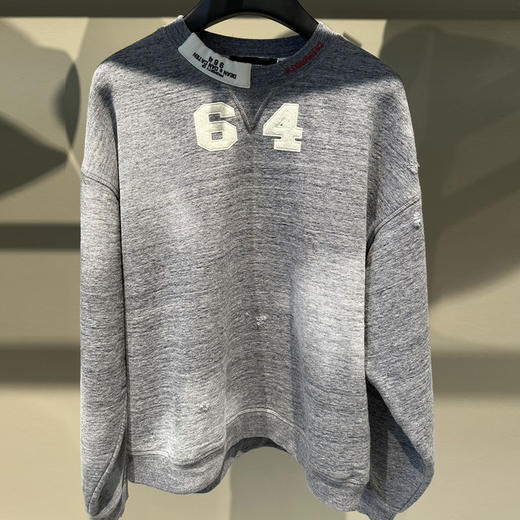 DSQUARED2 男士拉绒宽松版型卫衣 灰色 S71GU0707 S25477 860M 商品图0