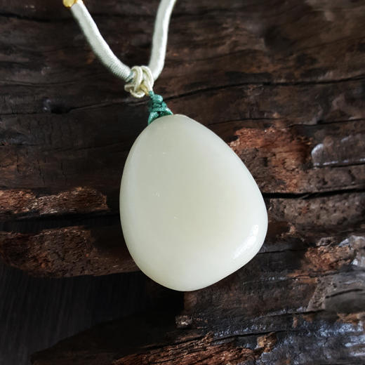 【天然正品】天然新疆料无裂油润度佳佛公和田玉吊坠项链37.1*30.5*17.1MM（皆取最大值） 中性款现售价：980特价！260225XY17 商品图7